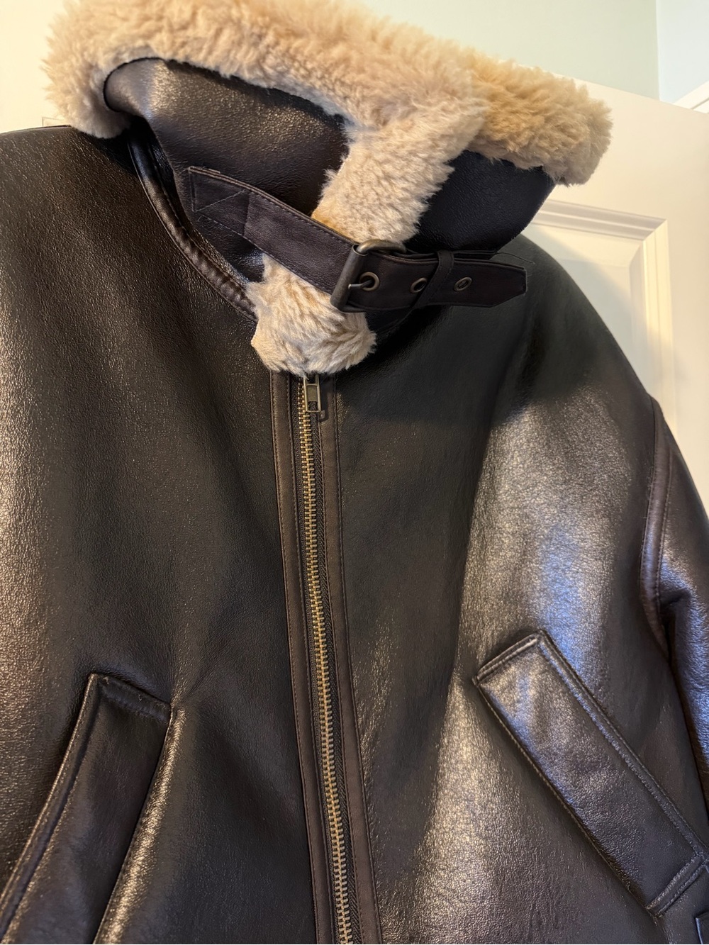 Zara Shearling Jacket - Picture 2 of 4